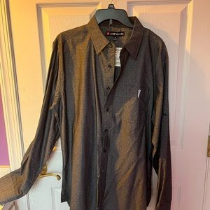 Airwalk Dark Gray Men's Dress Shirt